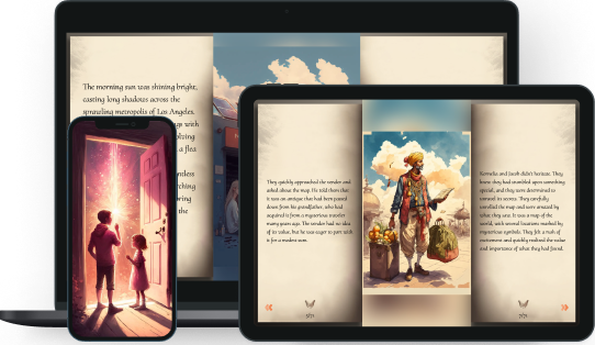 Example of how the books look on various devices