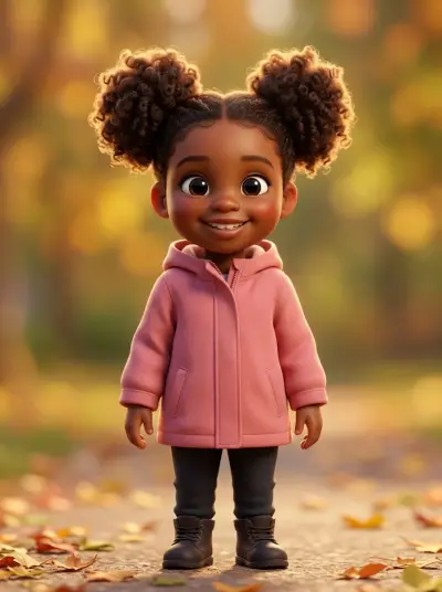 Lily, 3D Cartoon